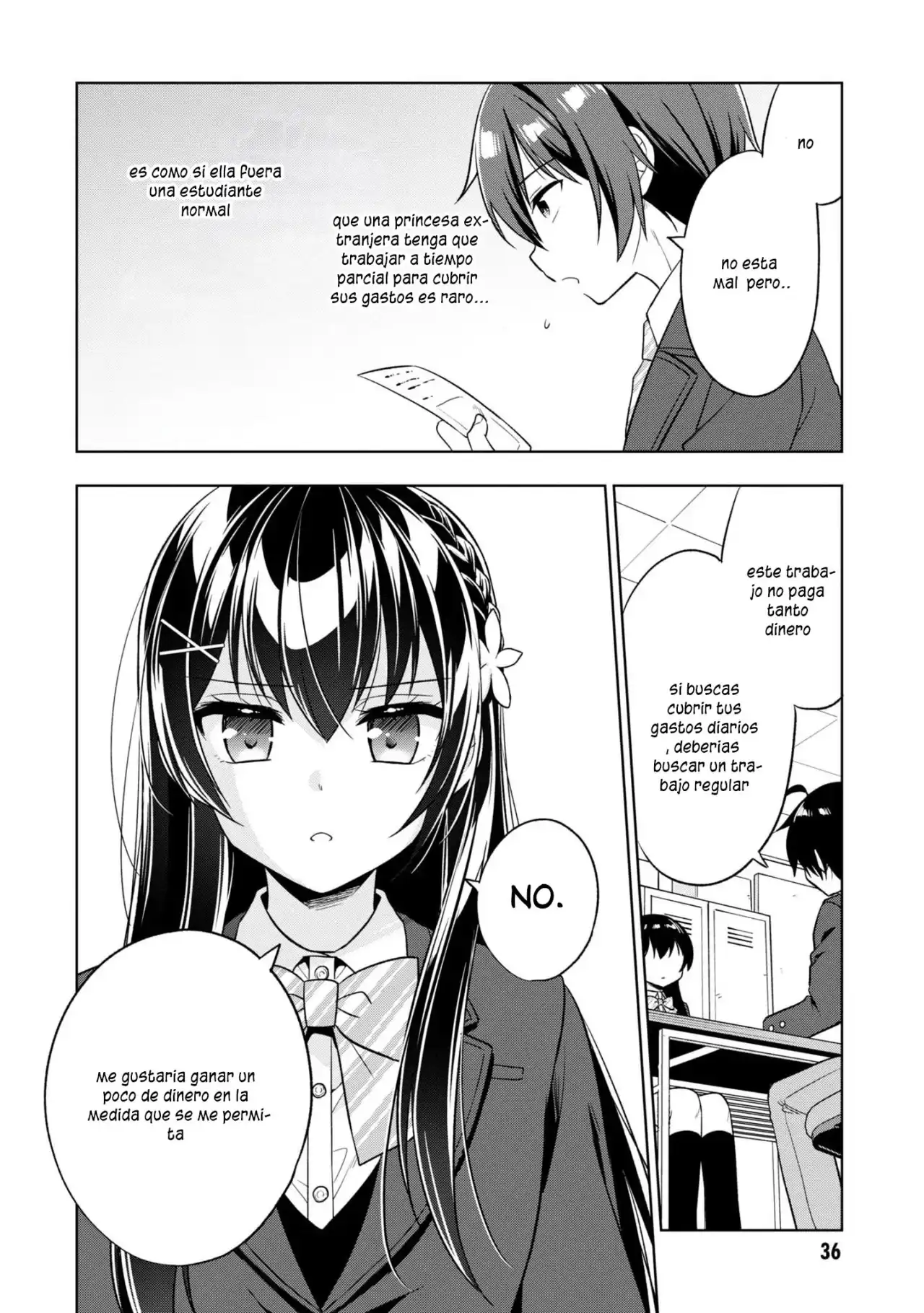 Página 37 — Capítulo 1 de Tonari no Kuuderella wo Amayakashitara, Uchi no Aikagi wo Watasu Koto ni Natta
