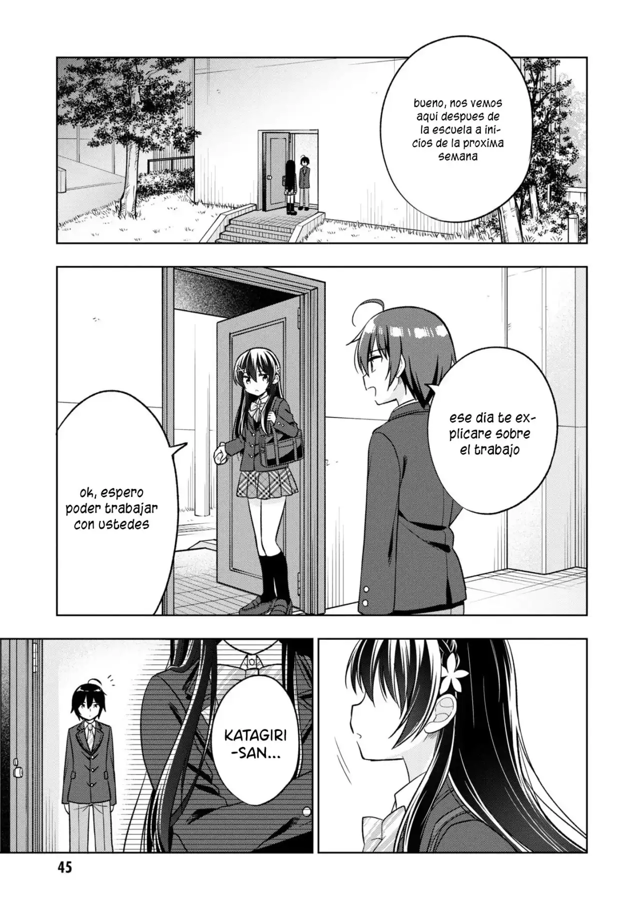 Página 46 — Capítulo 1 de Tonari no Kuuderella wo Amayakashitara, Uchi no Aikagi wo Watasu Koto ni Natta