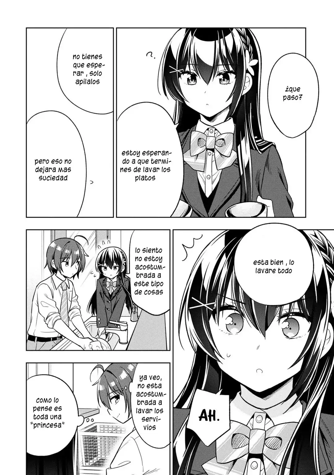 Página 34 — Capítulo 2 de Tonari no Kuuderella wo Amayakashitara, Uchi no Aikagi wo Watasu Koto ni Natta