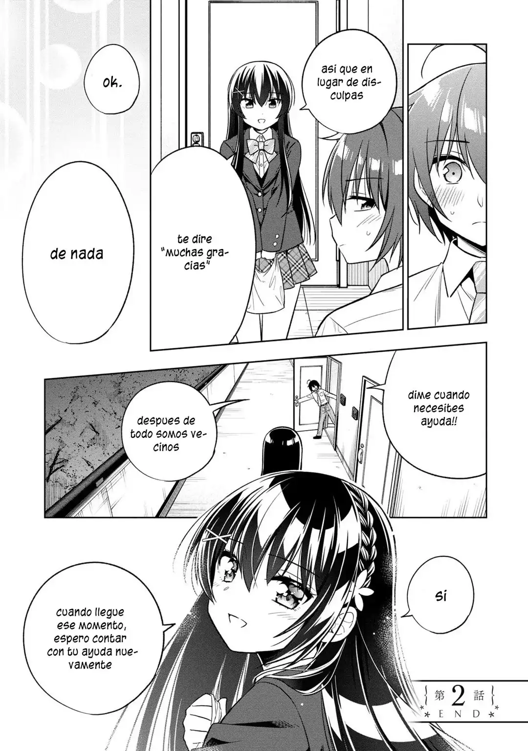 Página 43 — Capítulo 2 de Tonari no Kuuderella wo Amayakashitara, Uchi no Aikagi wo Watasu Koto ni Natta