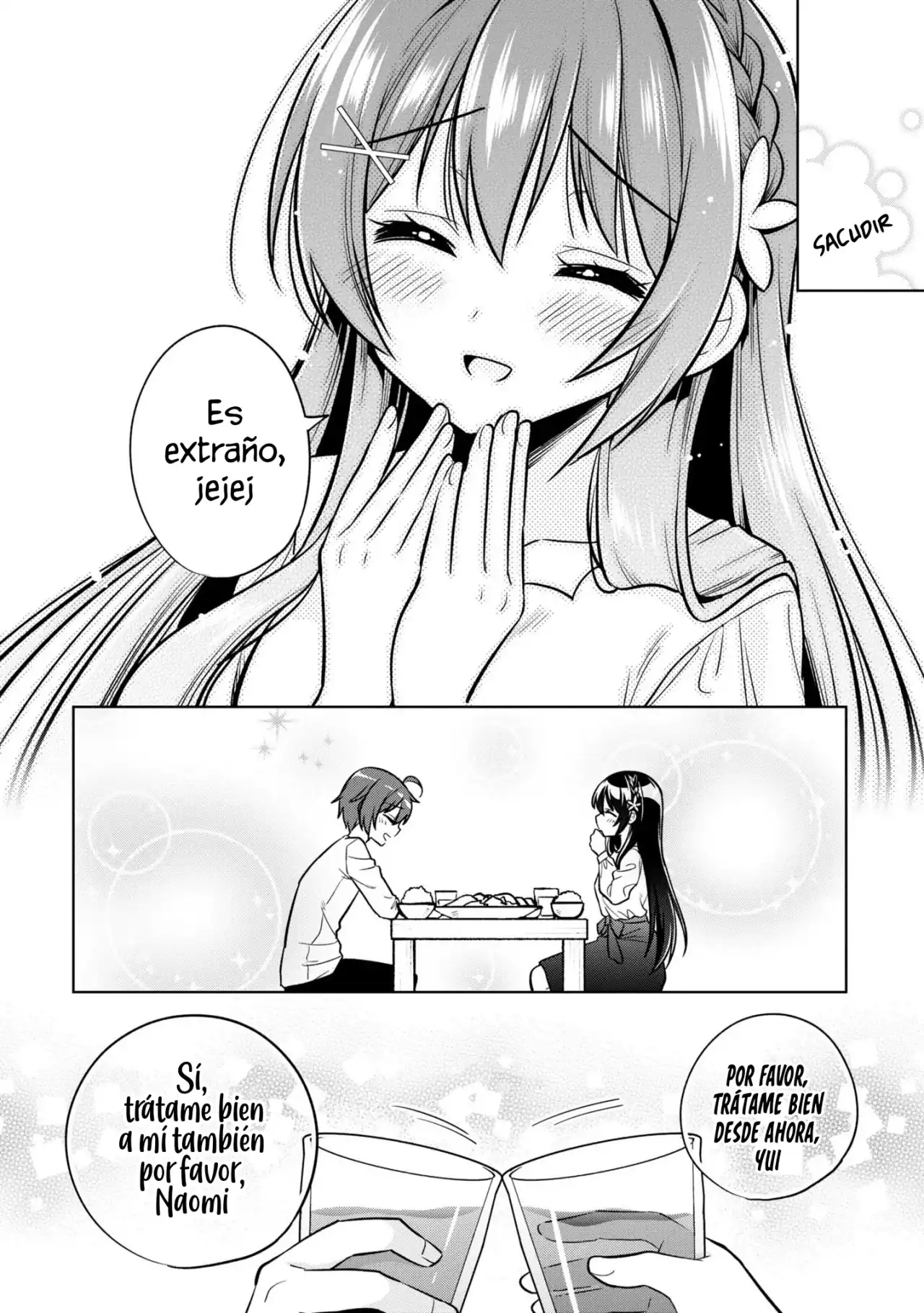 Página 38 — Capítulo 5 de Tonari no Kuuderella wo Amayakashitara, Uchi no Aikagi wo Watasu Koto ni Natta