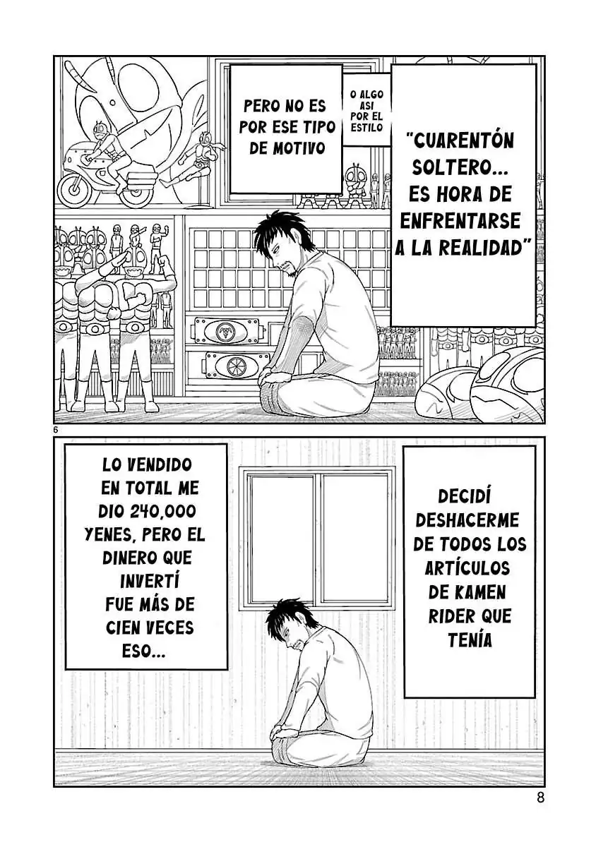 Página 7 — Toujima Tanzaburou wa Kamen Rider ni Naritai Capítulo 1