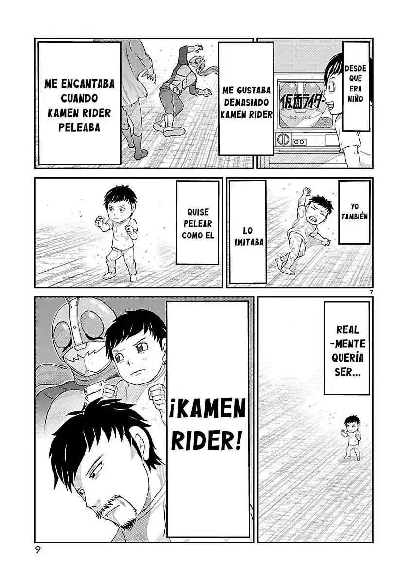 Página 8 — Toujima Tanzaburou wa Kamen Rider ni Naritai Capítulo 1