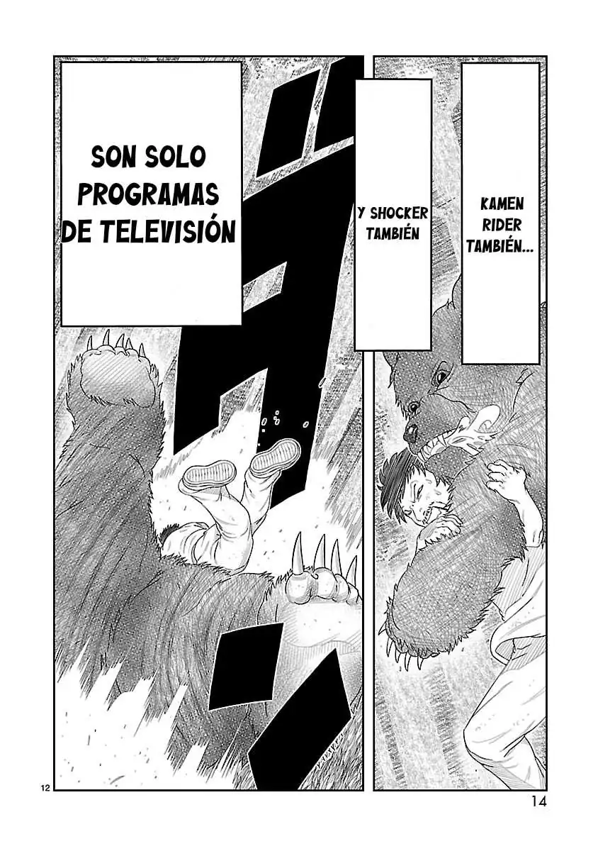 Página 13 — Toujima Tanzaburou wa Kamen Rider ni Naritai Capítulo 1
