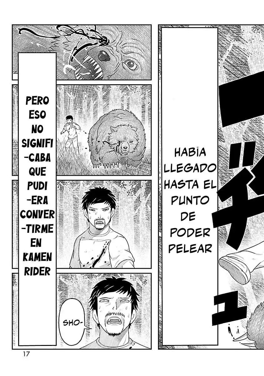 Página 16 — Toujima Tanzaburou wa Kamen Rider ni Naritai Capítulo 1