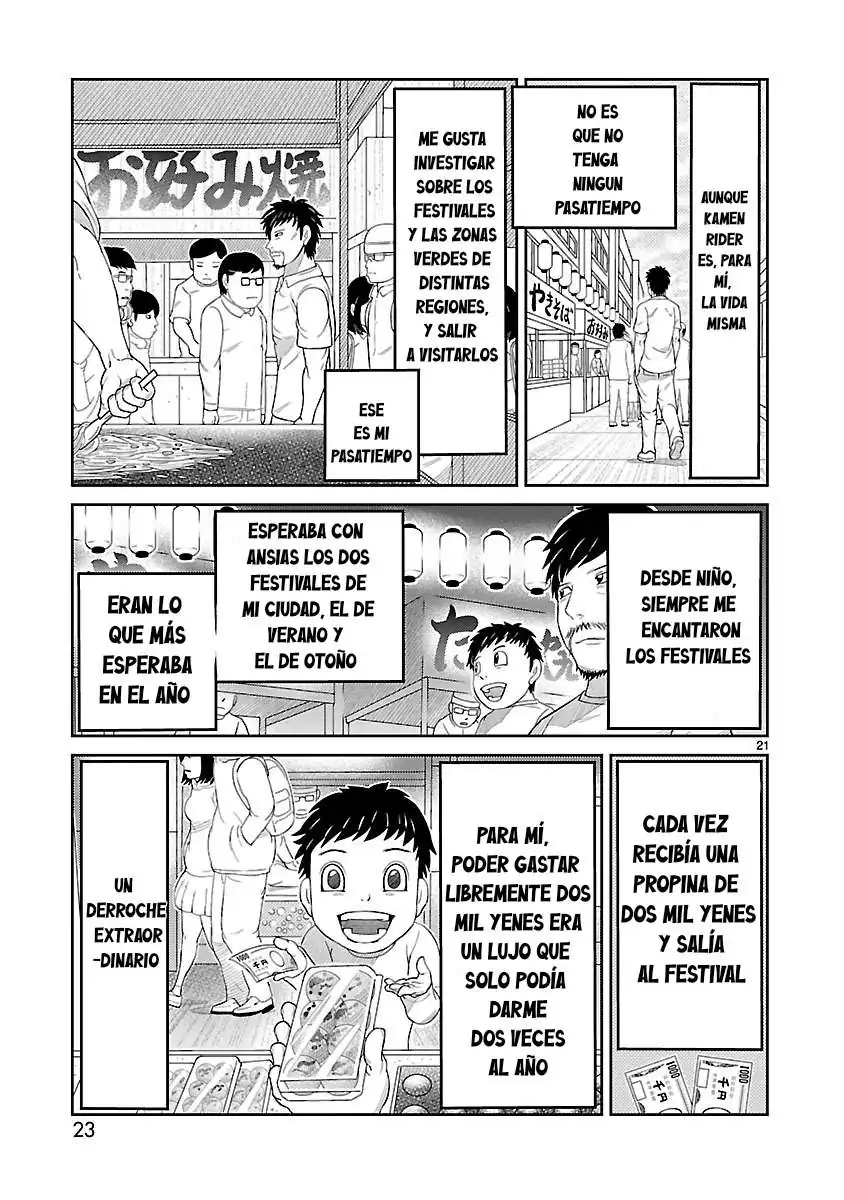 Página 22 — Toujima Tanzaburou wa Kamen Rider ni Naritai Capítulo 1