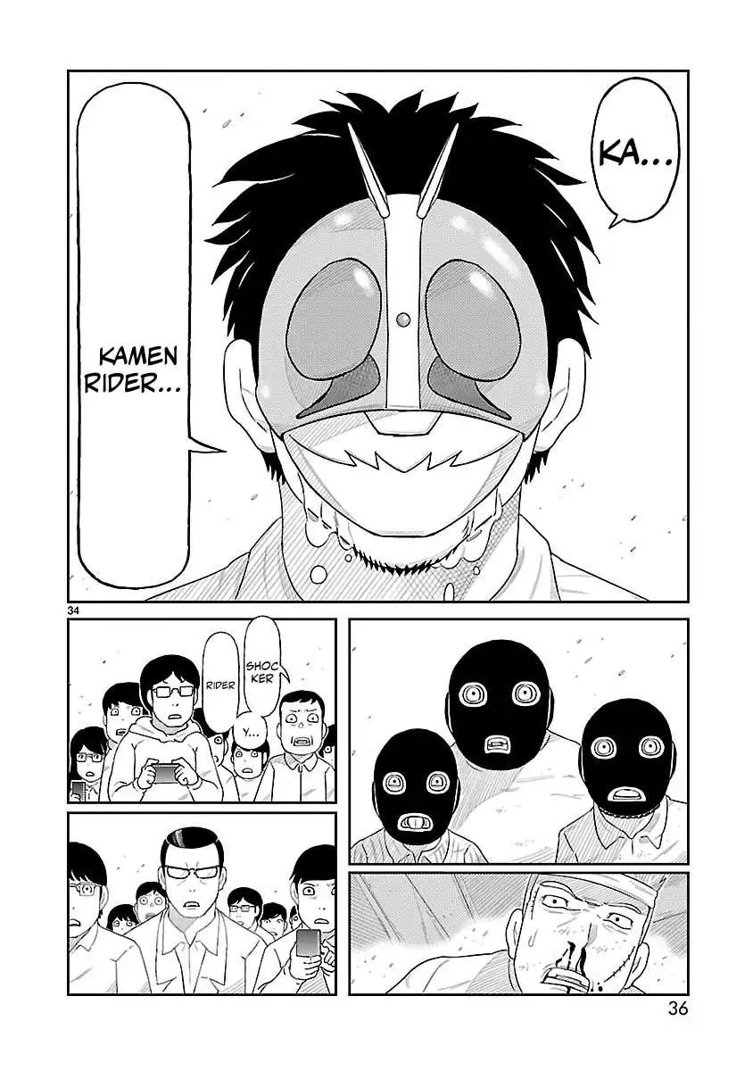 Página 35 — Toujima Tanzaburou wa Kamen Rider ni Naritai Capítulo 1