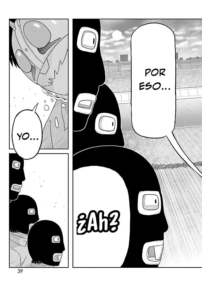 Página 38 — Toujima Tanzaburou wa Kamen Rider ni Naritai Capítulo 1