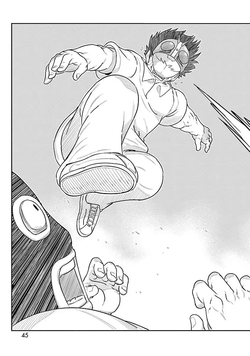 Página 44 — Toujima Tanzaburou wa Kamen Rider ni Naritai Capítulo 1