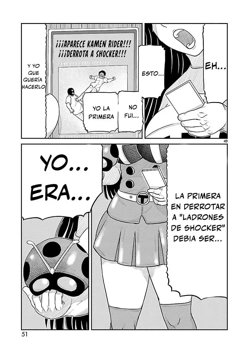 Página 50 — Toujima Tanzaburou wa Kamen Rider ni Naritai Capítulo 1