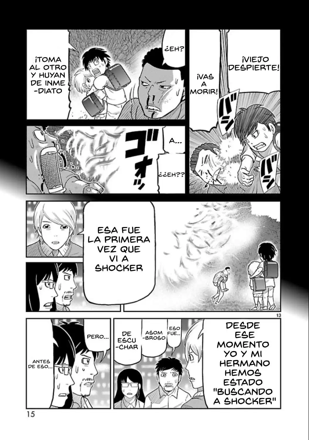Página 13 — Toujima Tanzaburou wa Kamen Rider ni Naritai Capítulo 5