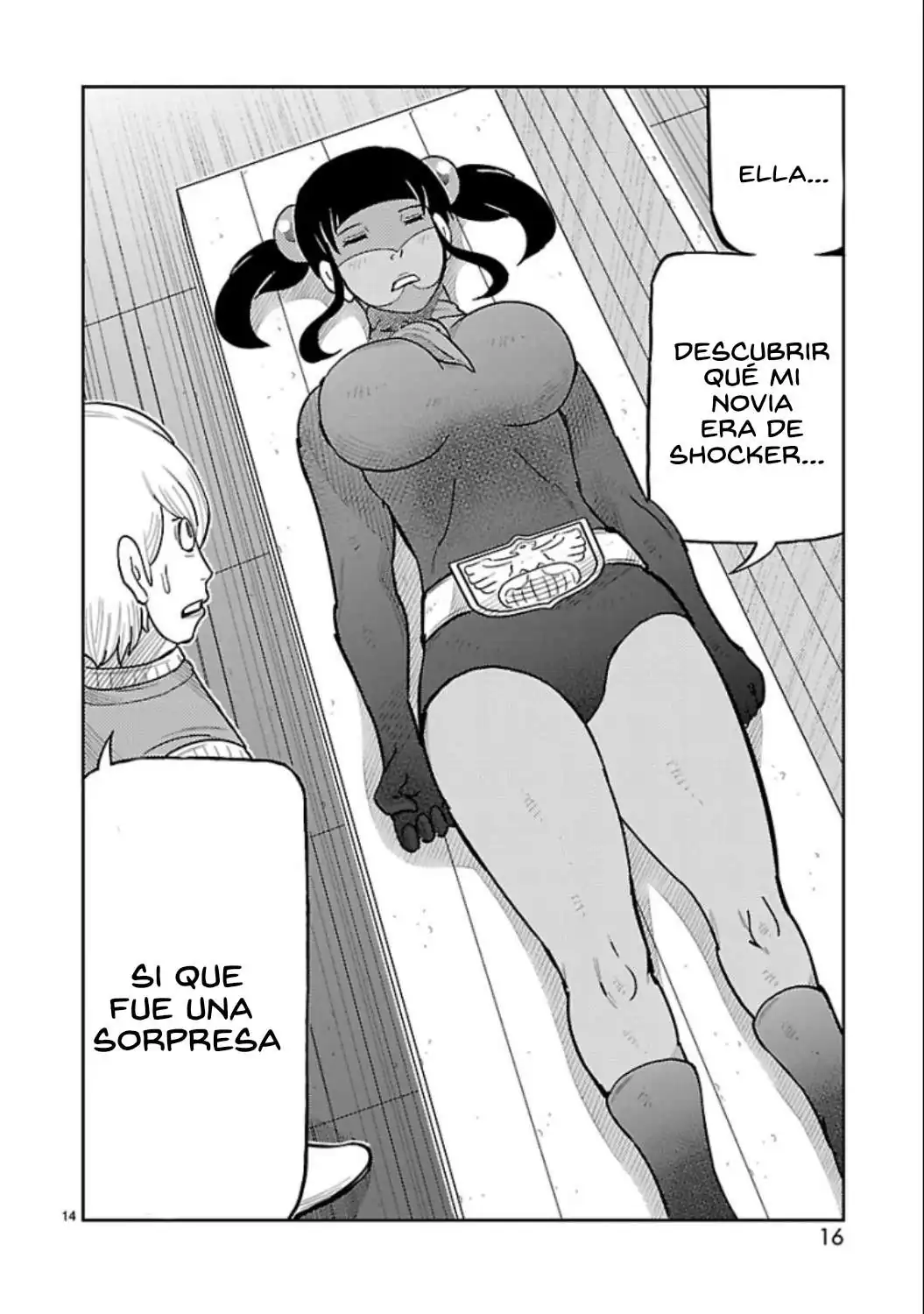 Página 14 — Toujima Tanzaburou wa Kamen Rider ni Naritai Capítulo 5