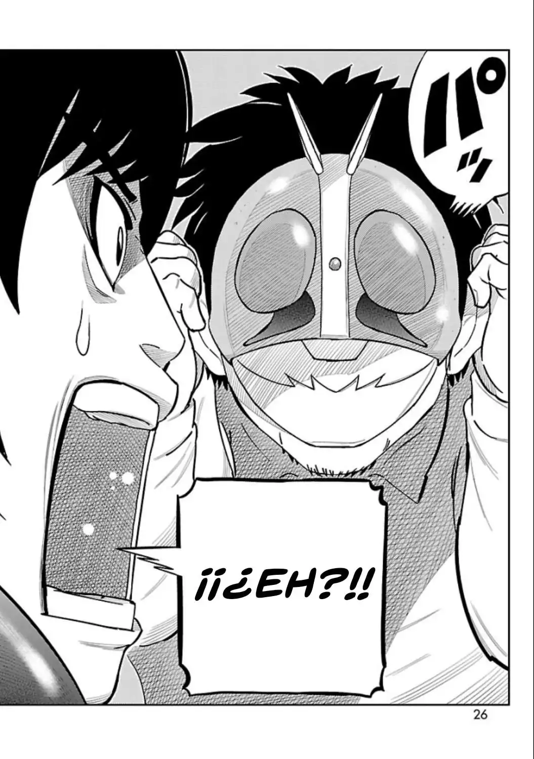 Página 24 — Toujima Tanzaburou wa Kamen Rider ni Naritai Capítulo 5