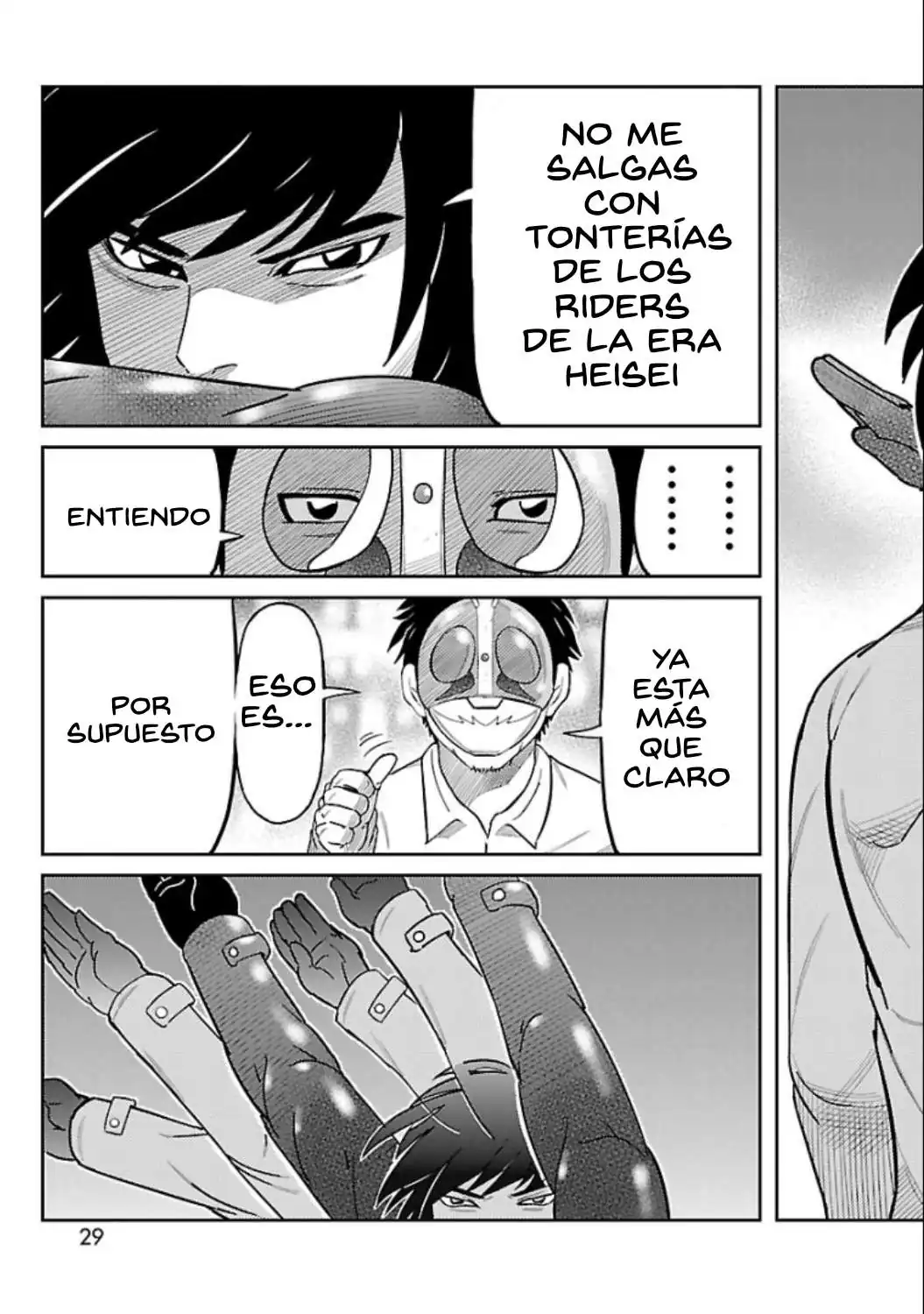 Página 27 — Toujima Tanzaburou wa Kamen Rider ni Naritai Capítulo 5