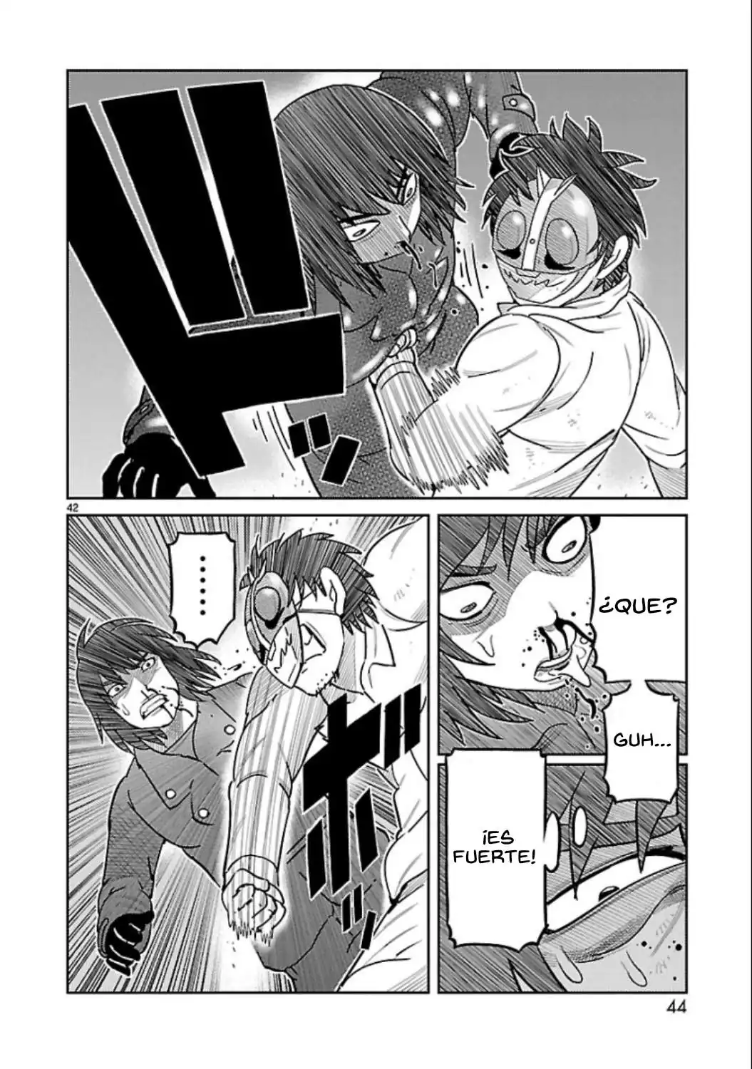 Página 42 — Toujima Tanzaburou wa Kamen Rider ni Naritai Capítulo 5