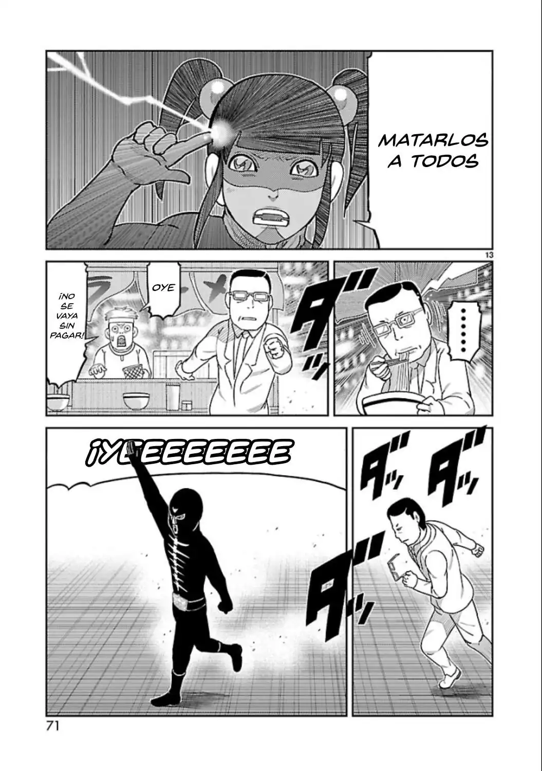 Página 14 — Toujima Tanzaburou wa Kamen Rider ni Naritai Capítulo 6