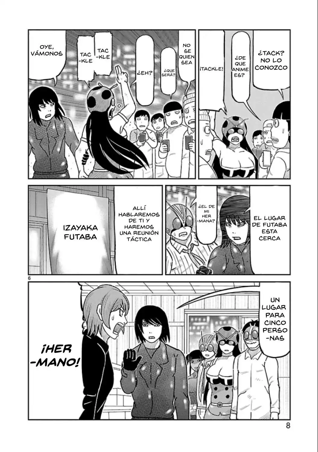 Página 4 — Toujima Tanzaburou wa Kamen Rider ni Naritai Capítulo 9