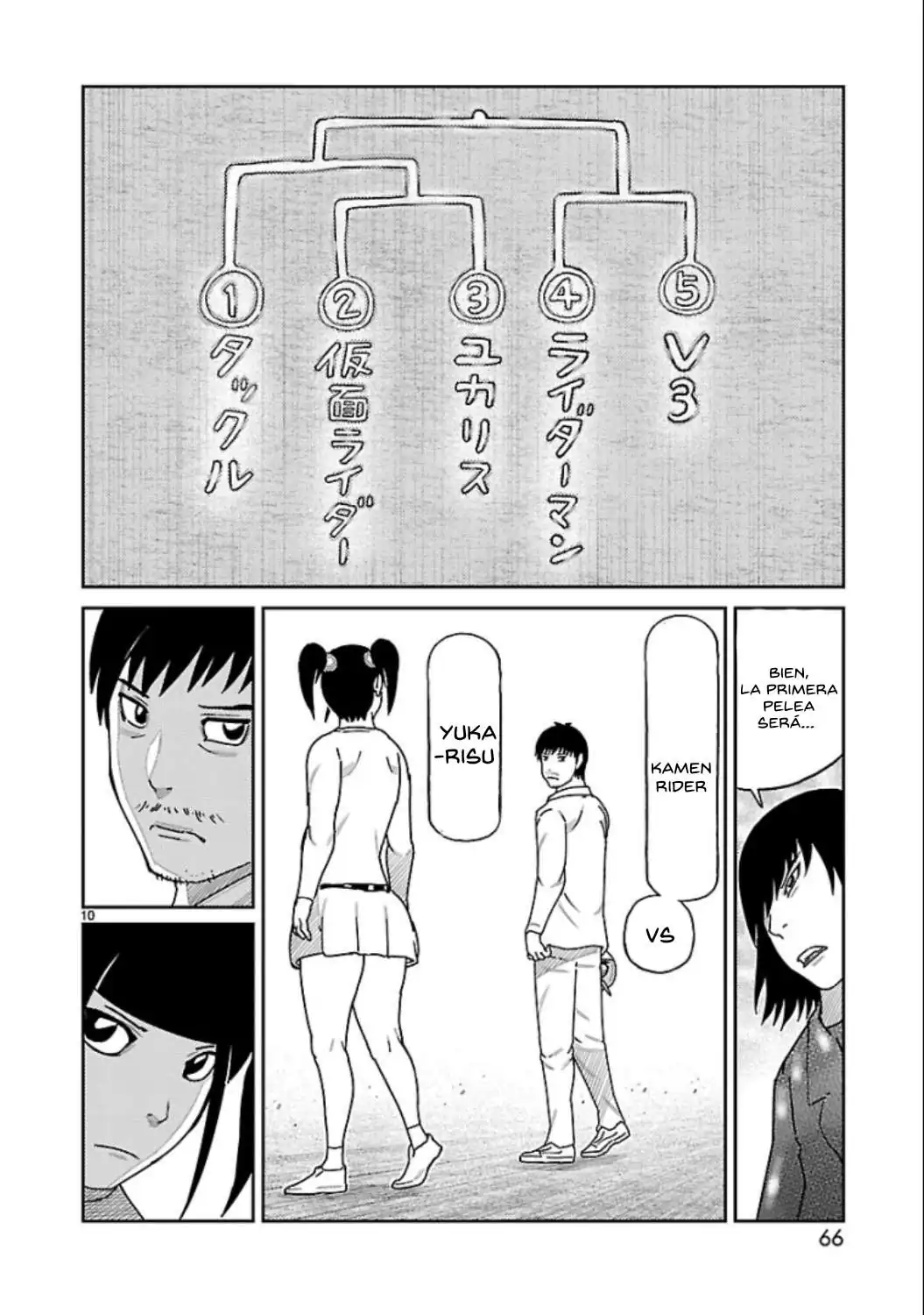 Página 9 — Toujima Tanzaburou wa Kamen Rider ni Naritai Capítulo 14