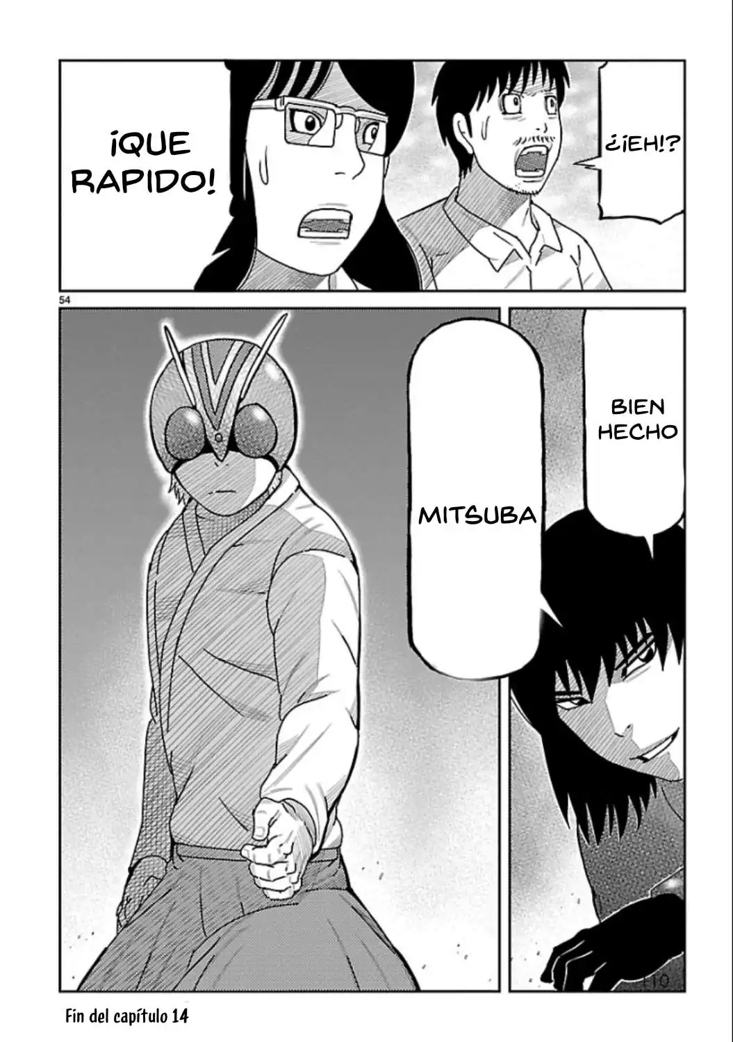 Página 42 — Toujima Tanzaburou wa Kamen Rider ni Naritai Capítulo 14