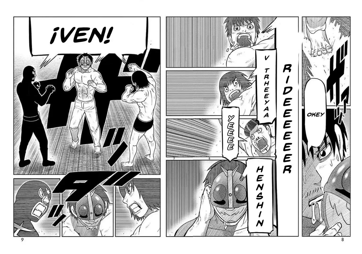 Página 4 — Toujima Tanzaburou wa Kamen Rider ni Naritai Capítulo 29