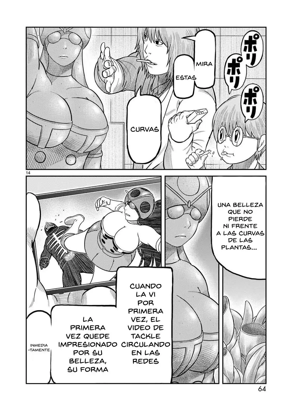 Página 13 — Toujima Tanzaburou wa Kamen Rider ni Naritai Capítulo 42