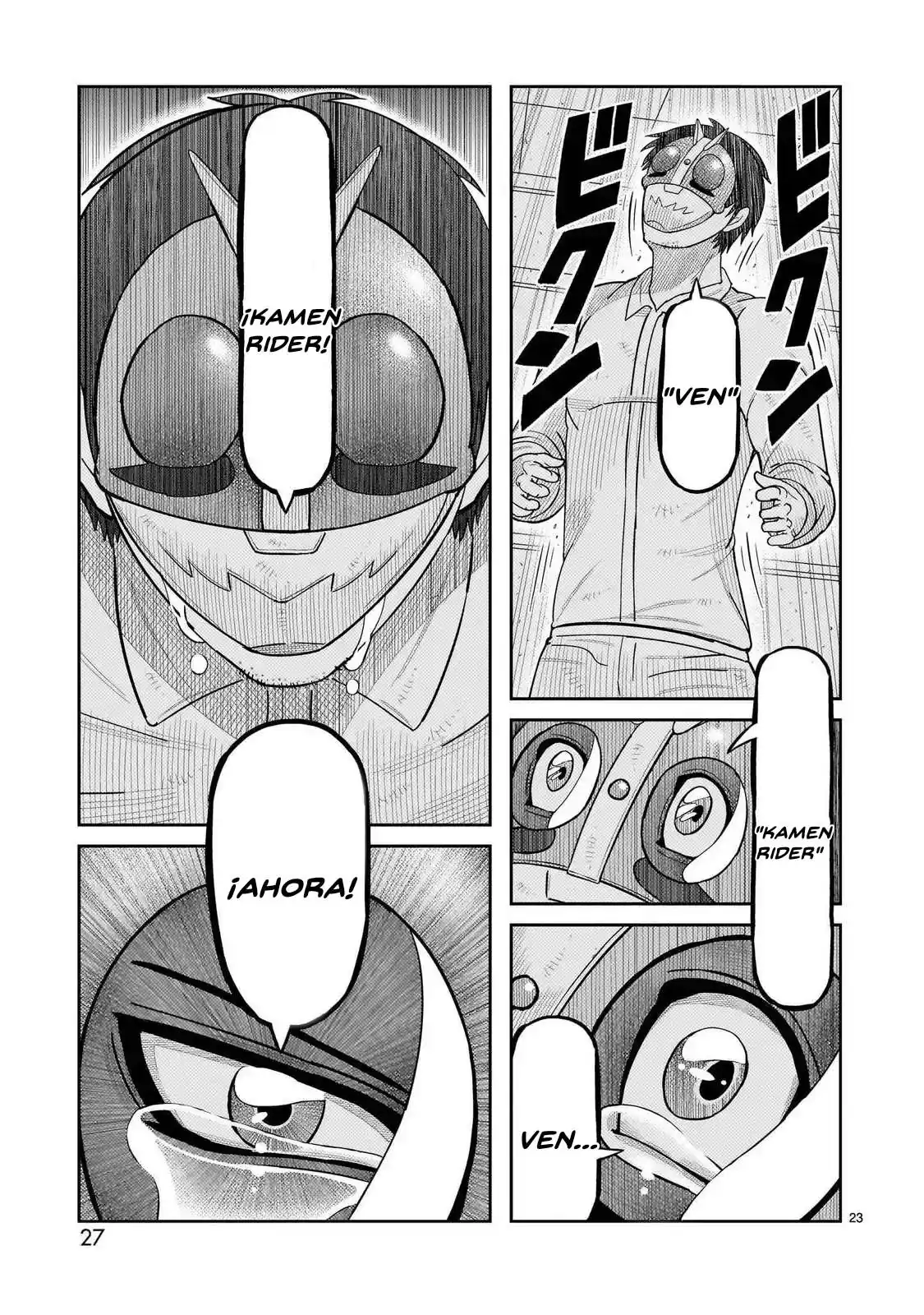 Página 20 — Toujima Tanzaburou wa Kamen Rider ni Naritai Capítulo 45