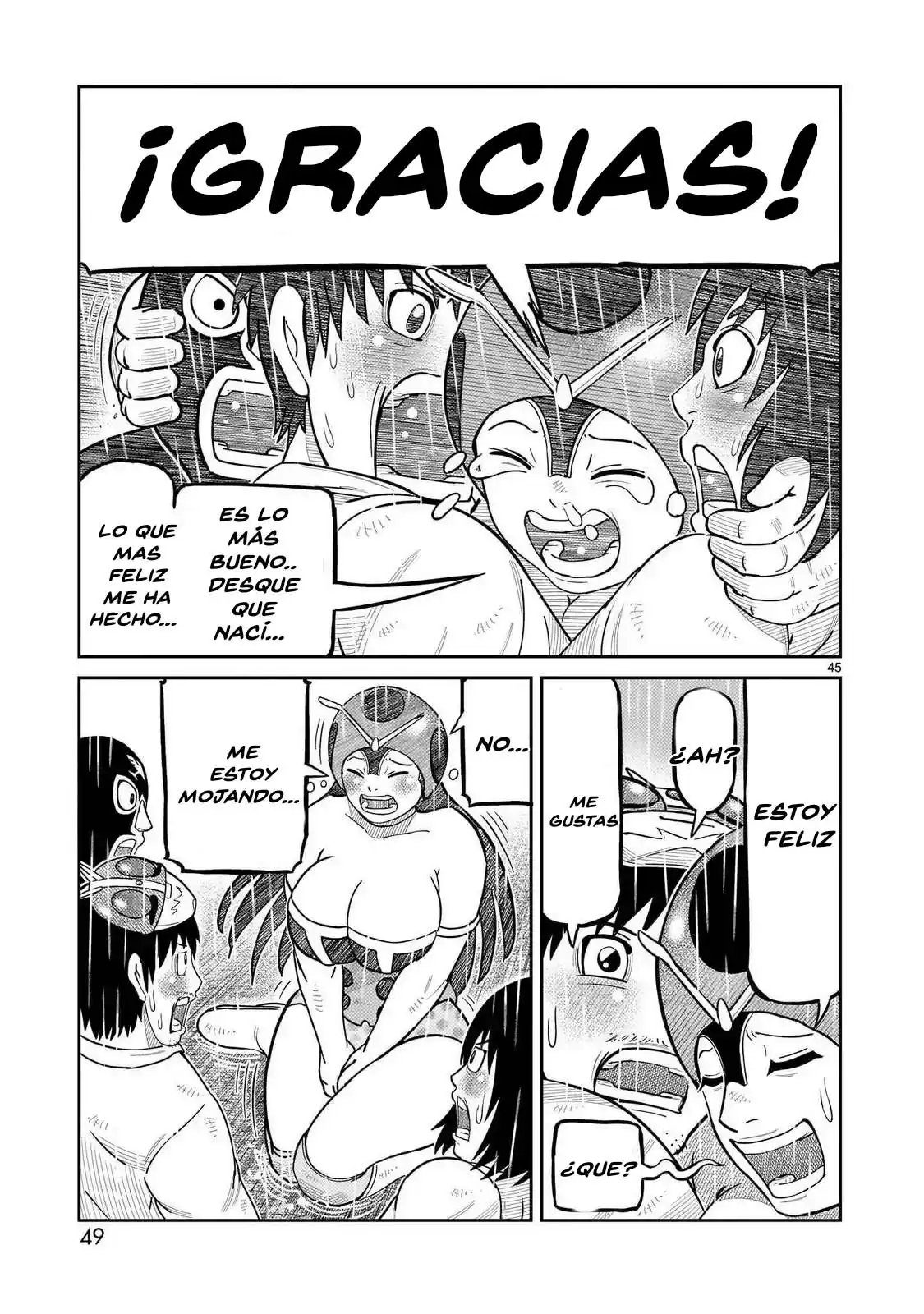 Página 35 — Toujima Tanzaburou wa Kamen Rider ni Naritai Capítulo 45