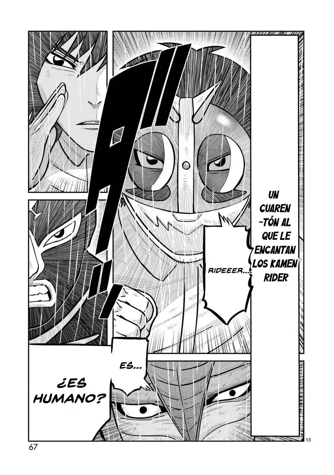 Página 8 — Toujima Tanzaburou wa Kamen Rider ni Naritai Capítulo 46
