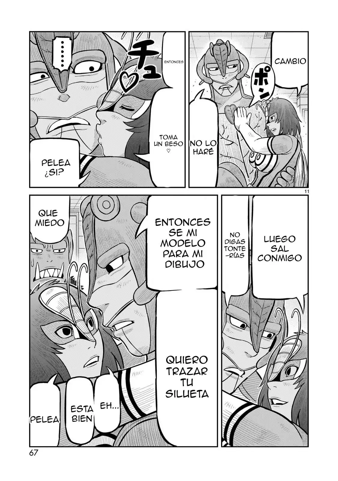 Página 9 — Toujima Tanzaburou wa Kamen Rider ni Naritai Capítulo 62