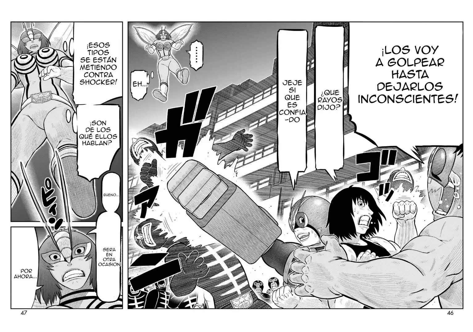 Página 36 — Toujima Tanzaburou wa Kamen Rider ni Naritai Capítulo 65