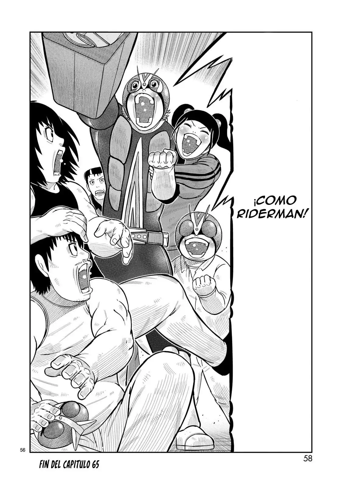 Página 44 — Toujima Tanzaburou wa Kamen Rider ni Naritai Capítulo 65