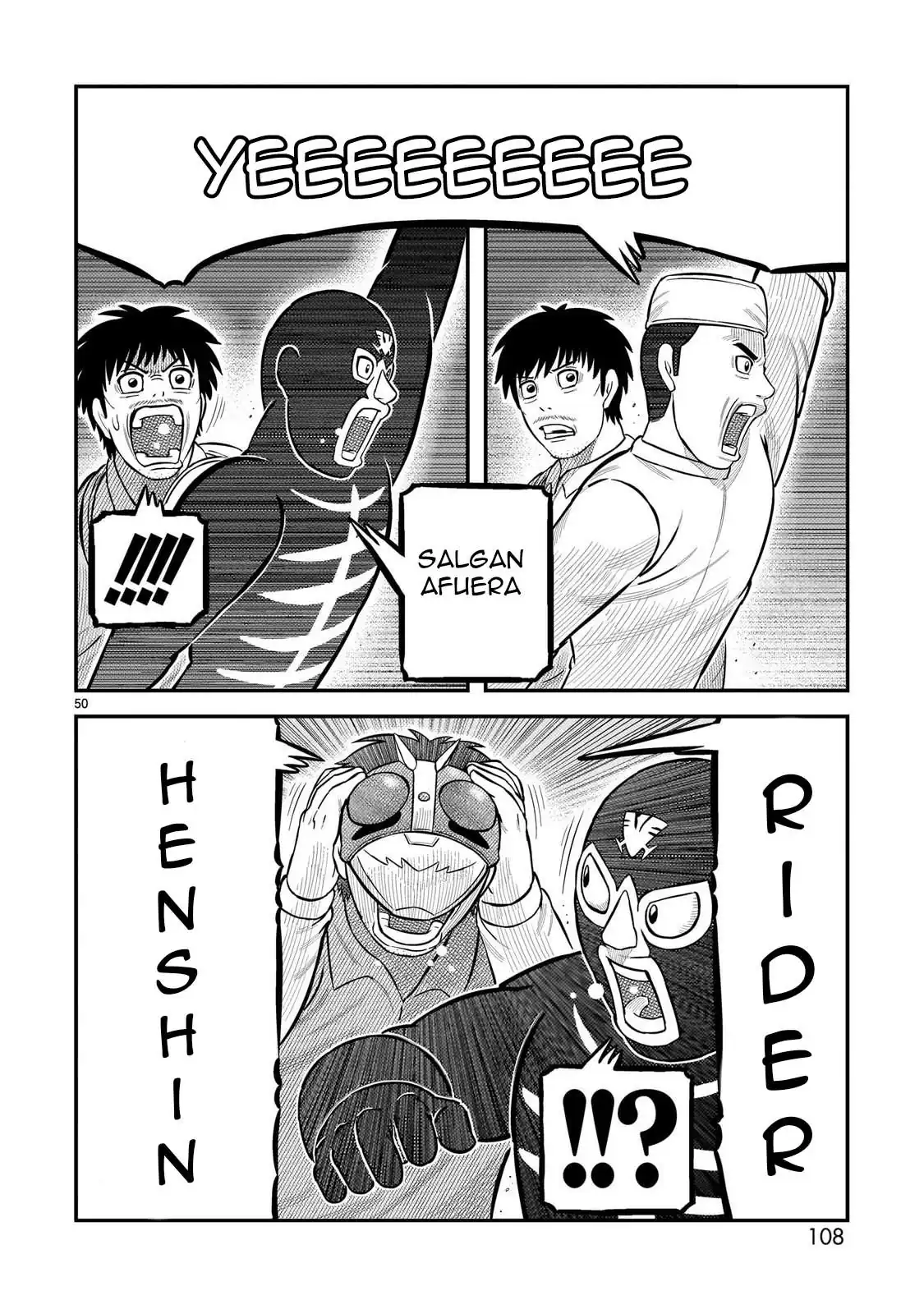 Página 42 — Toujima Tanzaburou wa Kamen Rider ni Naritai Capítulo 66