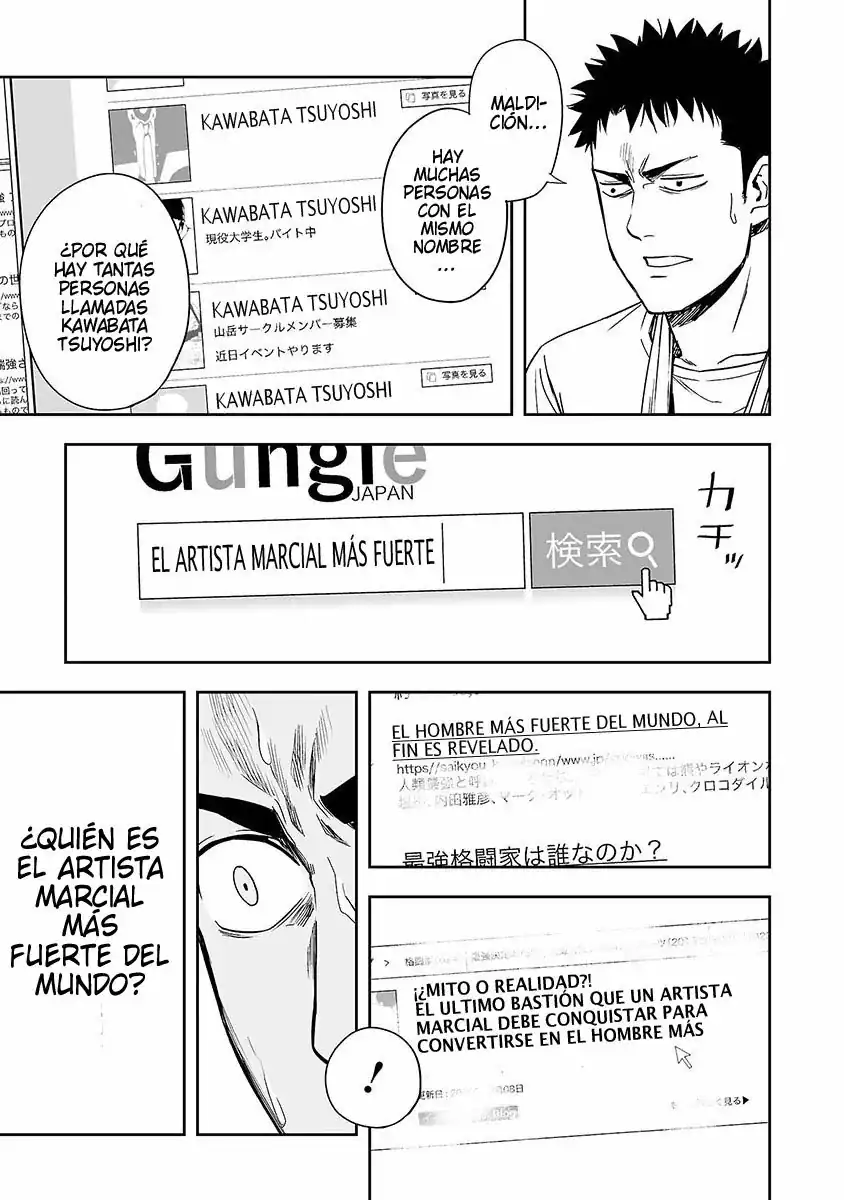 Página 8 — Capítulo 4 de Tsuyoshi: Daremo Katenai, Aitsu ni wa