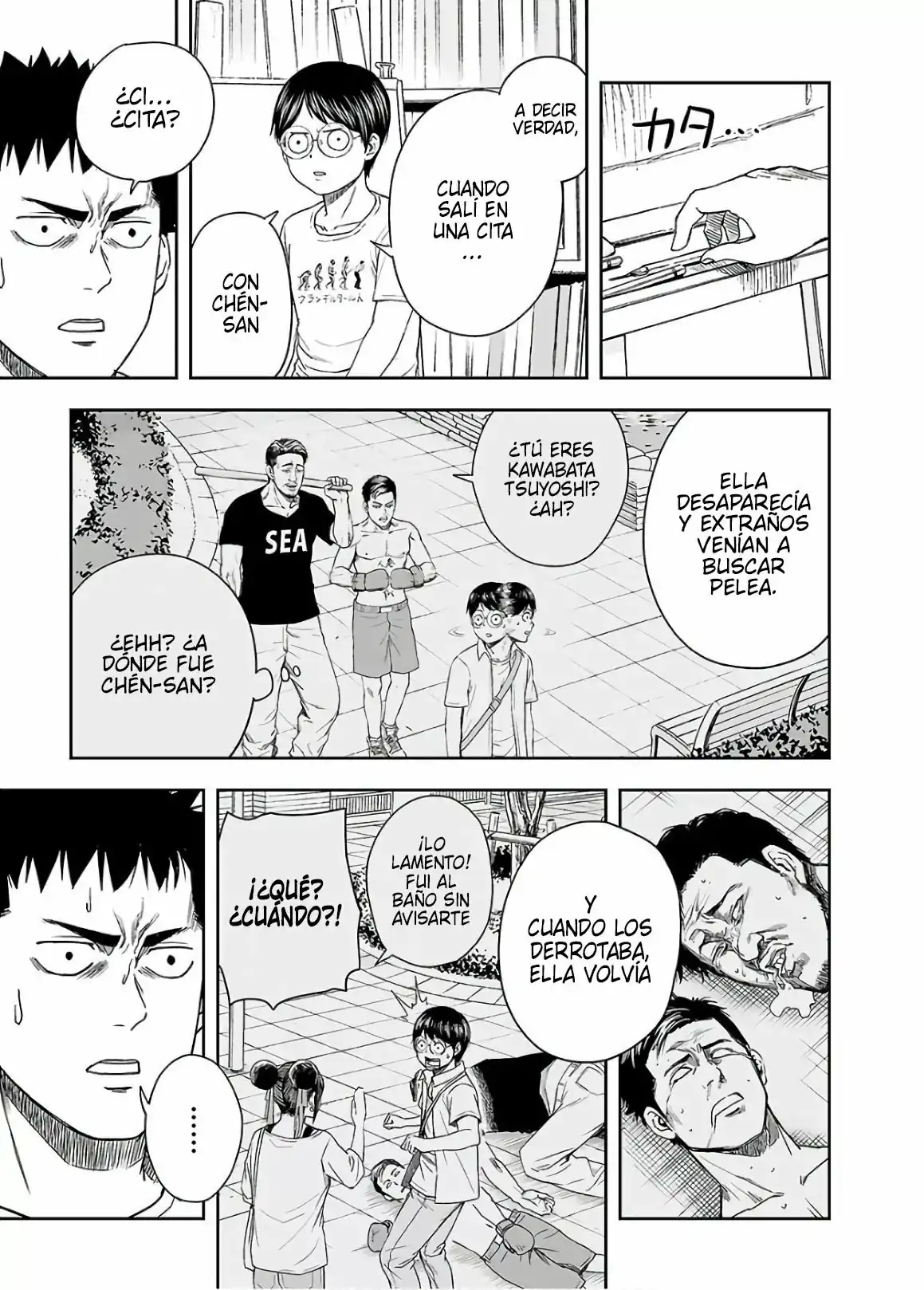 Página 9 — Capítulo 9 de Tsuyoshi: Daremo Katenai, Aitsu ni wa