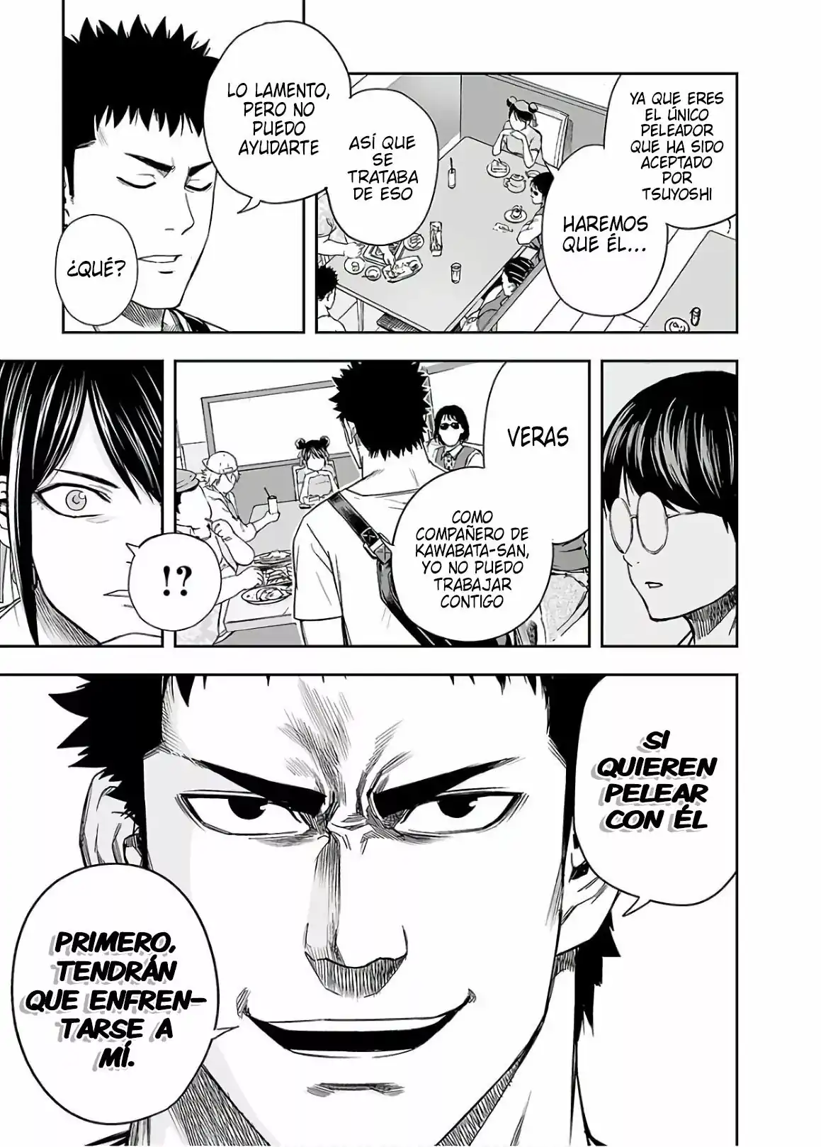 Página 19 — Capítulo 9 de Tsuyoshi: Daremo Katenai, Aitsu ni wa