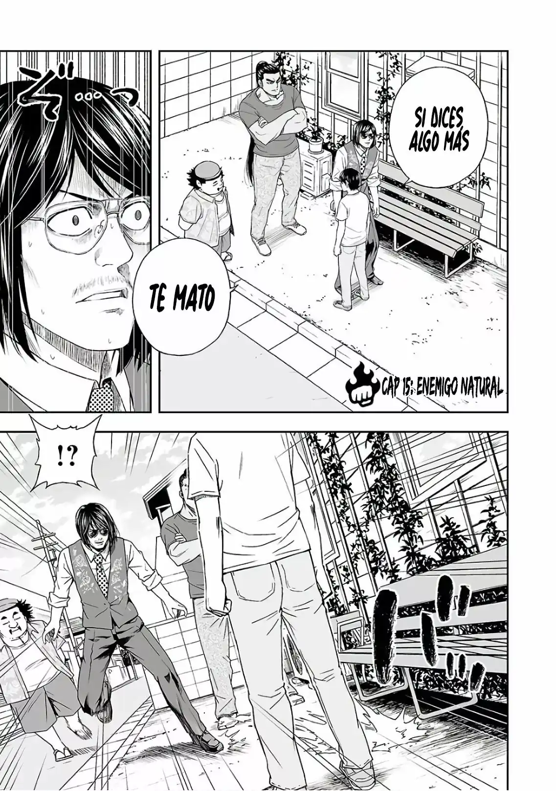 Página 1 — Capítulo 15 de Tsuyoshi: Daremo Katenai, Aitsu ni wa