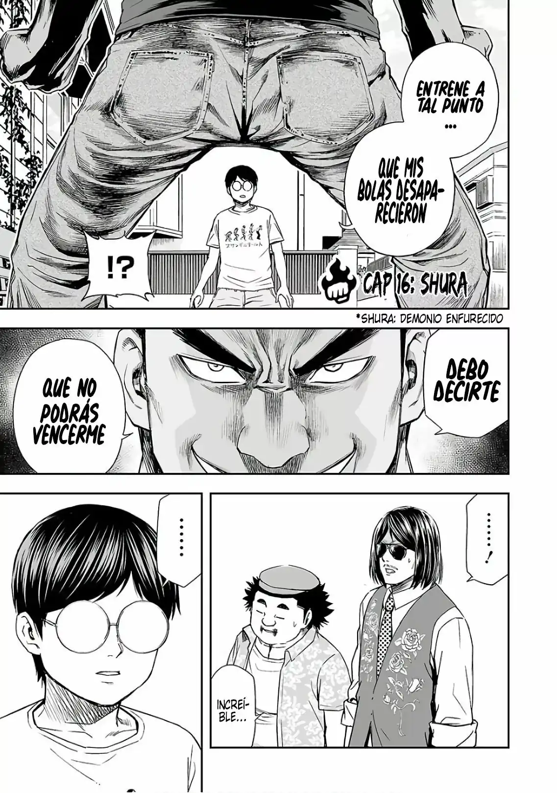 Página 1 — Capítulo 16 de Tsuyoshi: Daremo Katenai, Aitsu ni wa