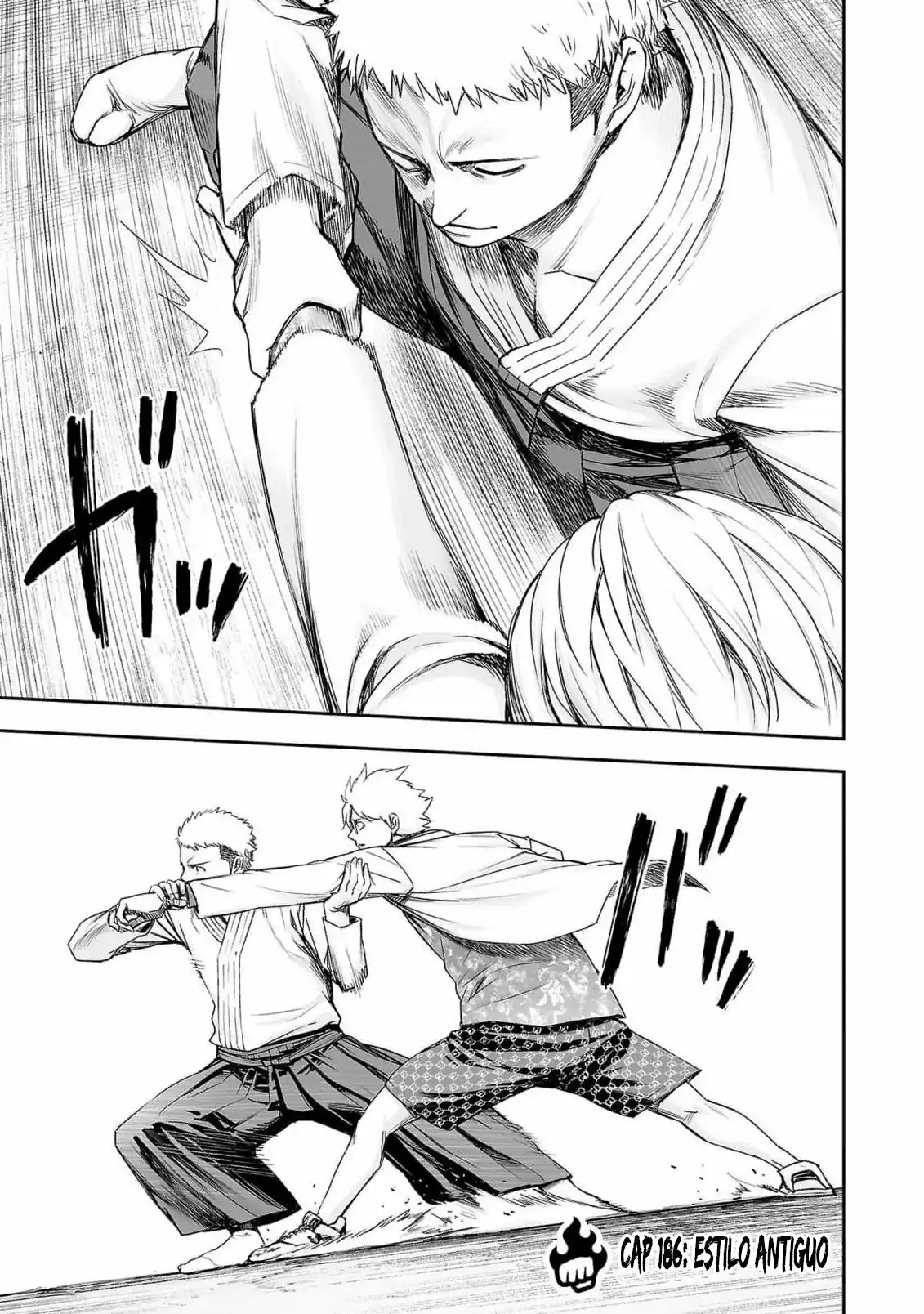 Página 1 — Capítulo 186 de Tsuyoshi: Daremo Katenai, Aitsu ni wa