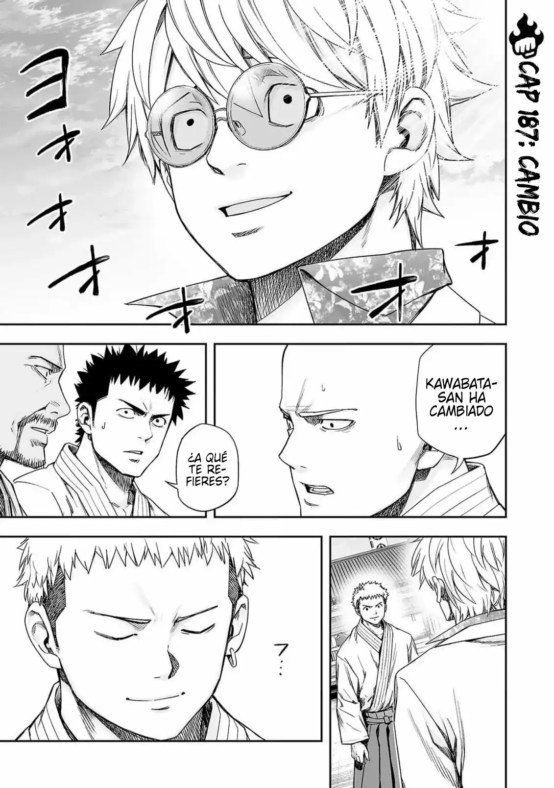 Página 2 — Capítulo 187 de Tsuyoshi: Daremo Katenai, Aitsu ni wa