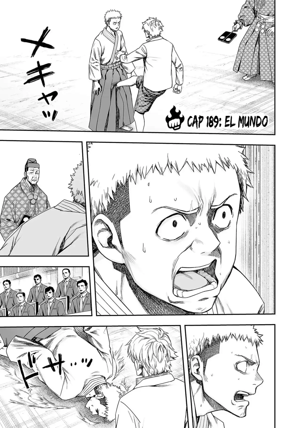 Página 1 — Capítulo 189 de Tsuyoshi: Daremo Katenai, Aitsu ni wa