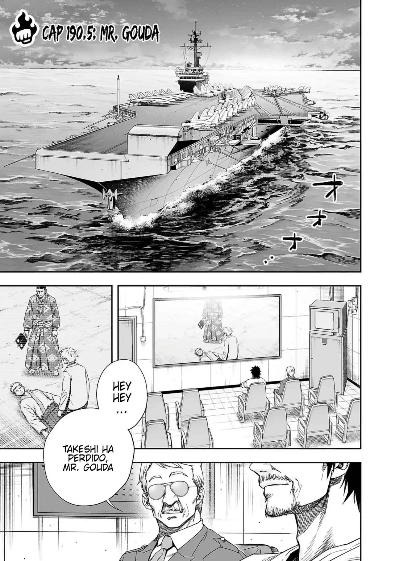 Página 1 — Capítulo 190.5 de Tsuyoshi: Daremo Katenai, Aitsu ni wa