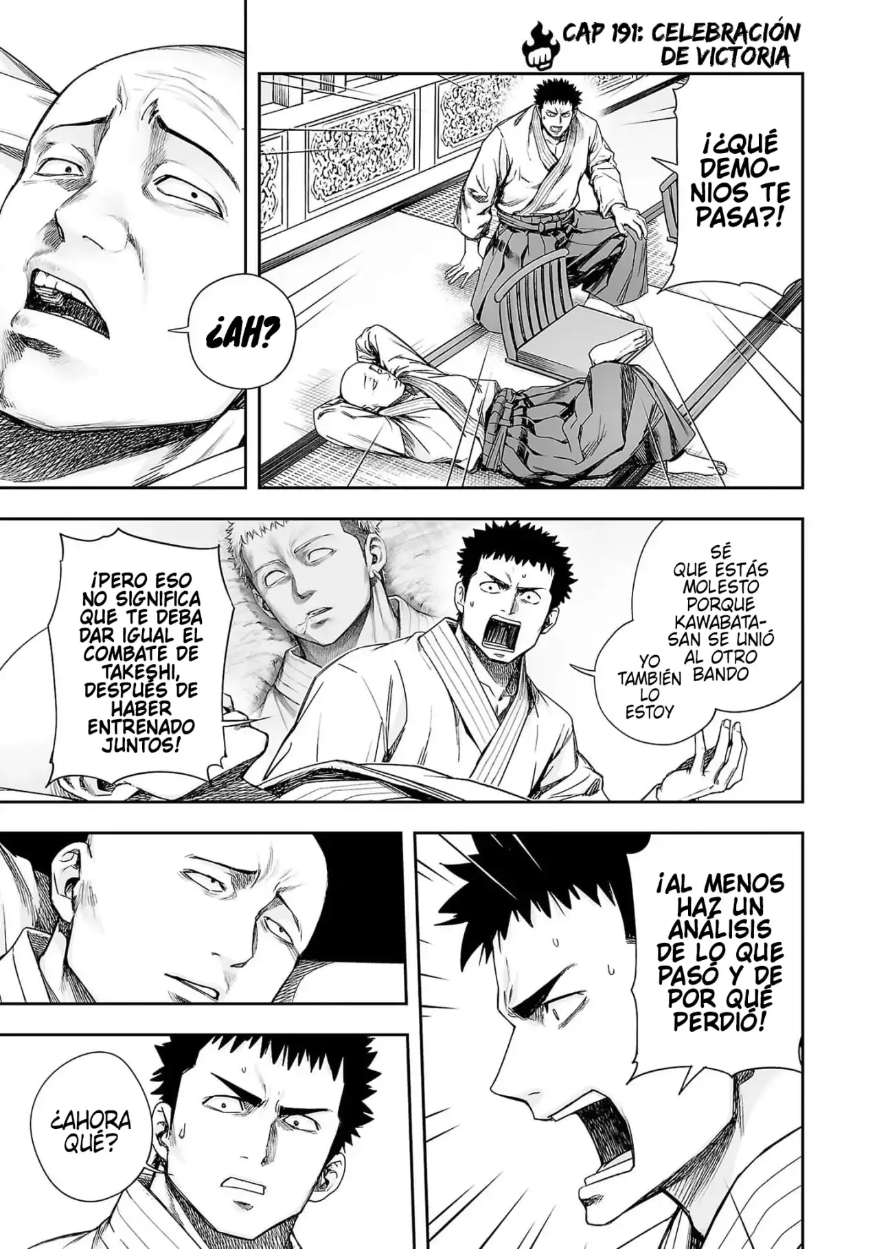 Página 1 — Capítulo 191 de Tsuyoshi: Daremo Katenai, Aitsu ni wa