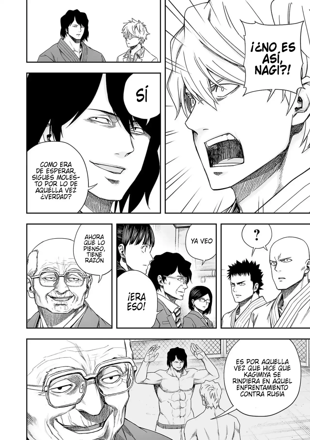 Página 8 — Capítulo 195 de Tsuyoshi: Daremo Katenai, Aitsu ni wa