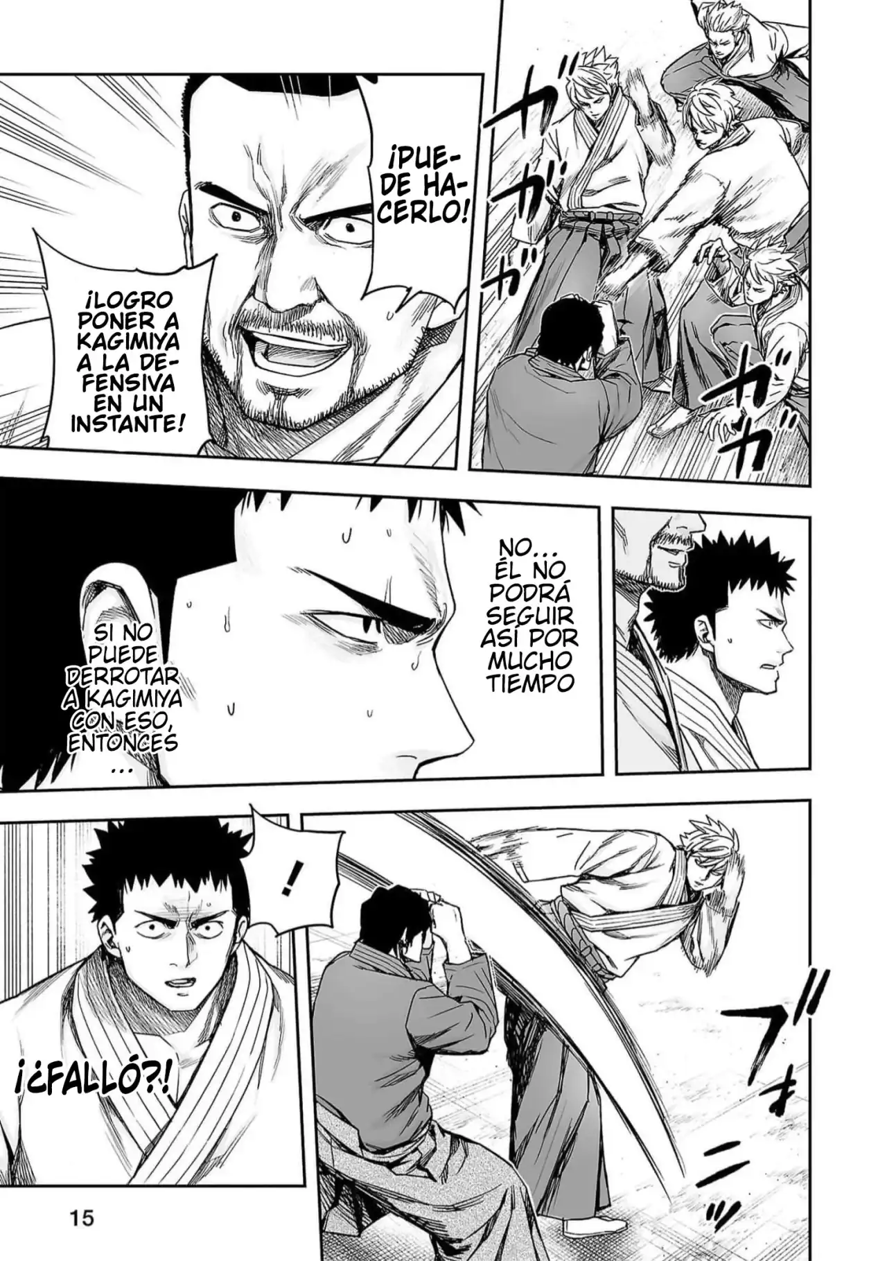 Página 15 — Capítulo 199 de Tsuyoshi: Daremo Katenai, Aitsu ni wa