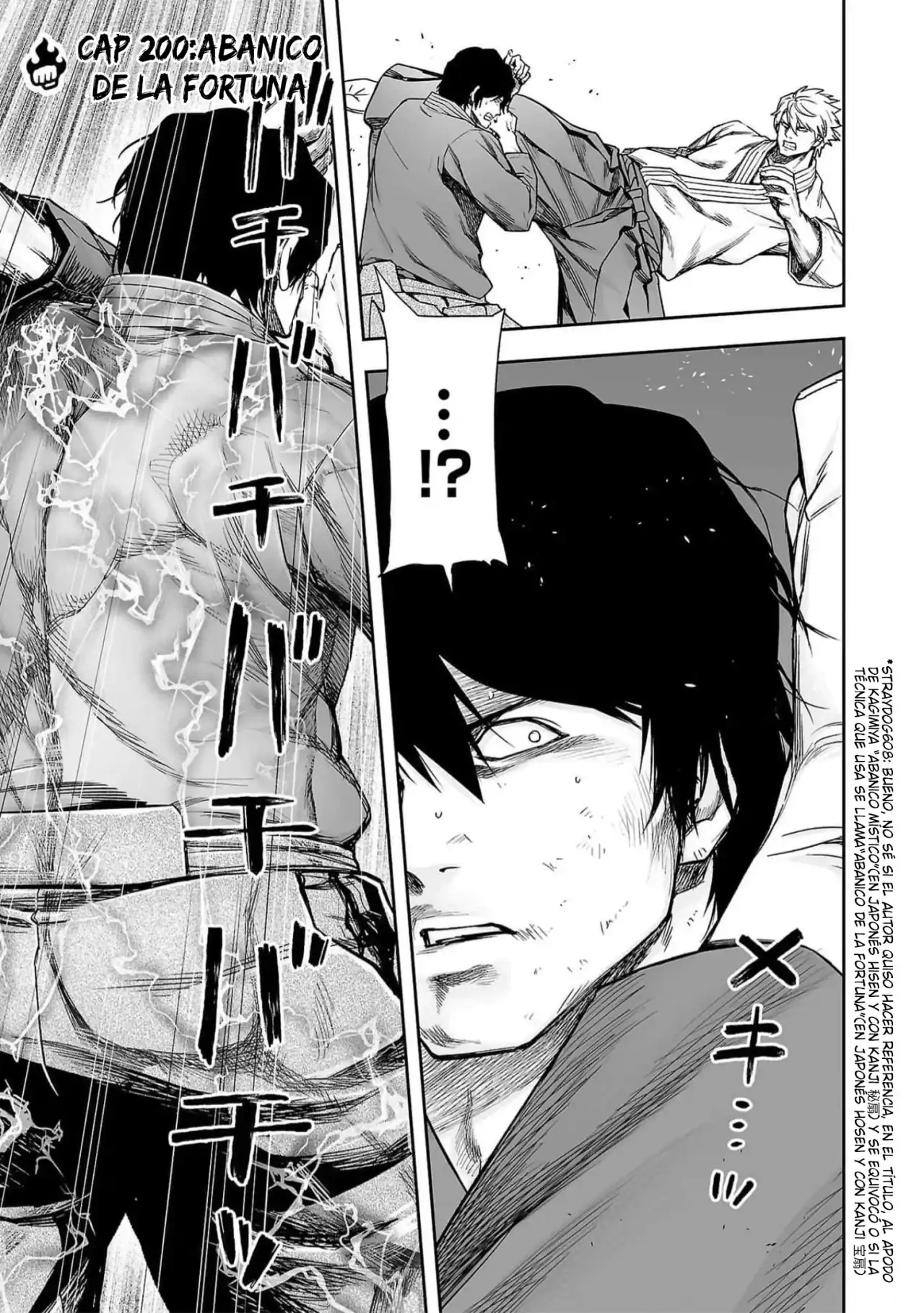 Página 1 — Capítulo 200 de Tsuyoshi: Daremo Katenai, Aitsu ni wa