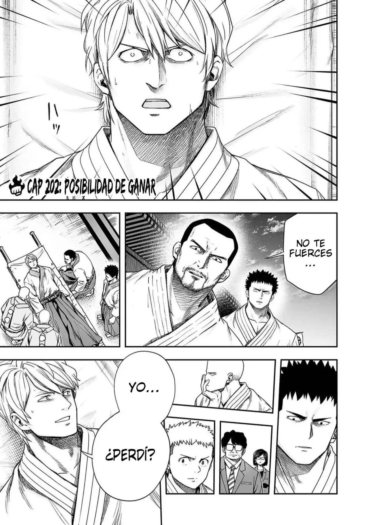 Página 1 — Capítulo 202 de Tsuyoshi: Daremo Katenai, Aitsu ni wa