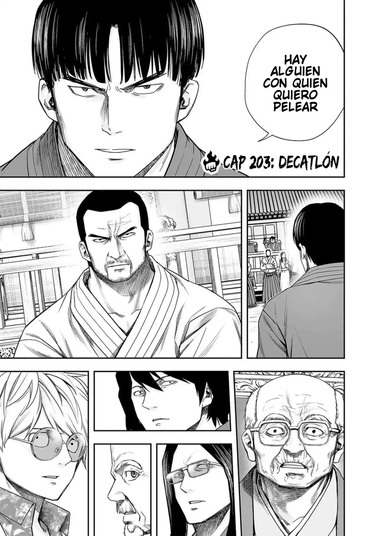 Página 1 — Capítulo 203 de Tsuyoshi: Daremo Katenai, Aitsu ni wa