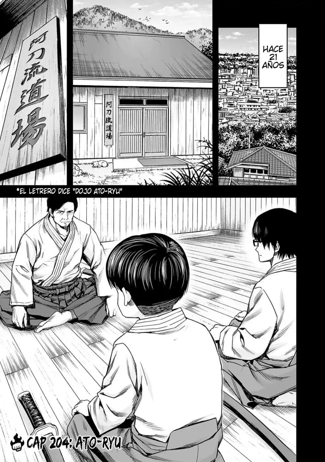 Página 1 — Capítulo 204 de Tsuyoshi: Daremo Katenai, Aitsu ni wa