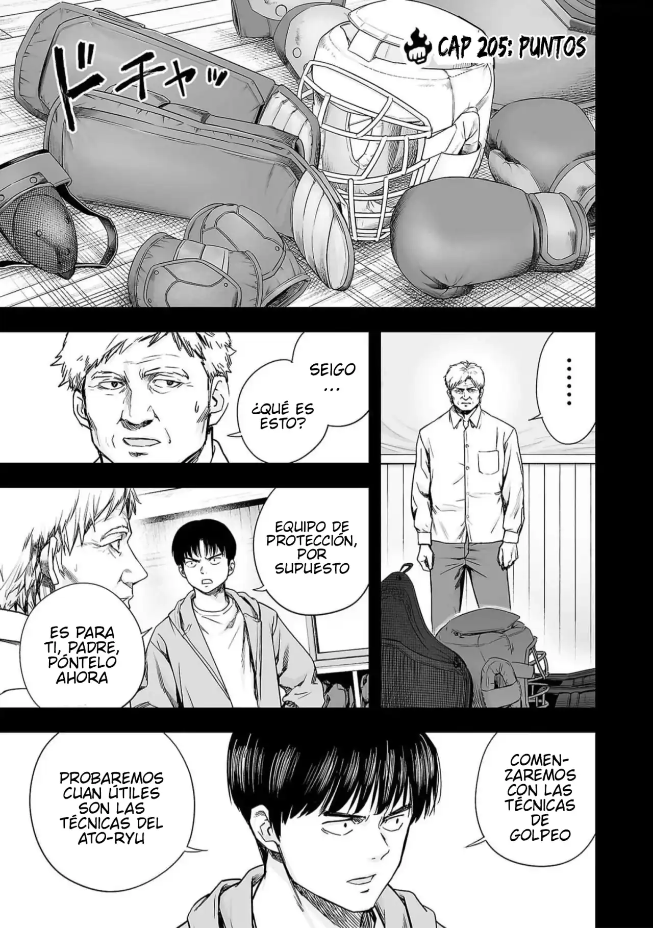 Página 1 — Capítulo 205 de Tsuyoshi: Daremo Katenai, Aitsu ni wa
