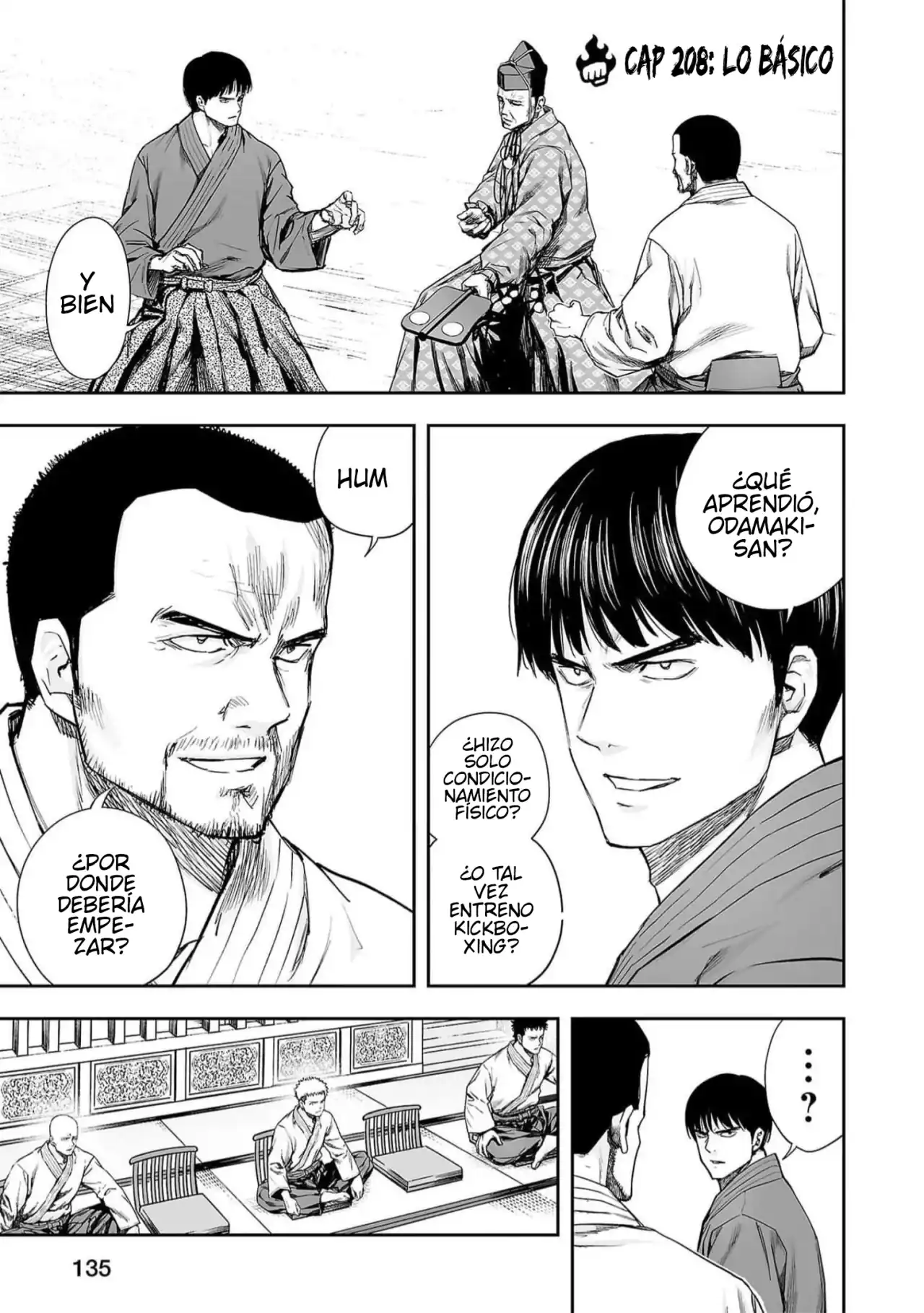 Página 1 — Capítulo 208 de Tsuyoshi: Daremo Katenai, Aitsu ni wa